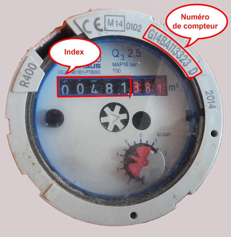 SDEA - Comment lire et relever l'index de son compteur d'eau ?